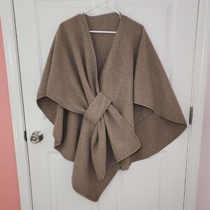 Chic Brown Wrap Shawl